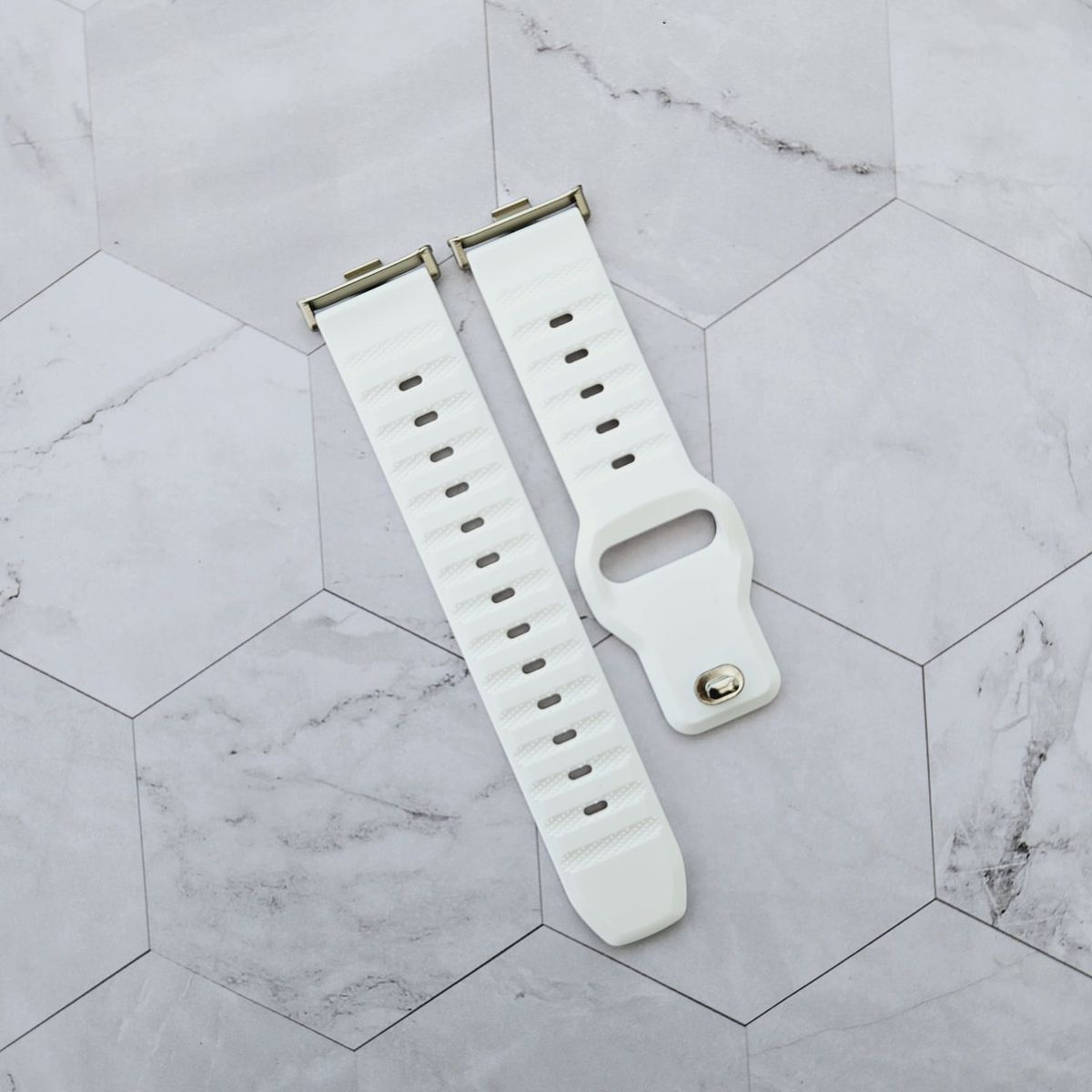 GENERICO - Correa Silicona SPG para REDMI WATCH 4 - Blanco