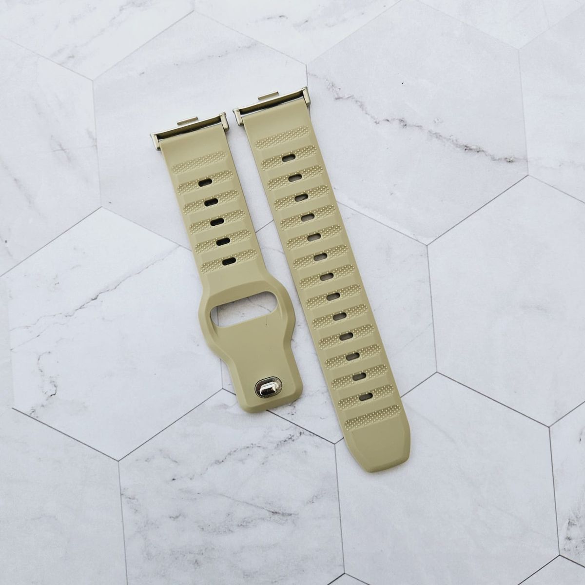 GENERICO - Correa Silicona SPG para REDMI WATCH 4 - Beige