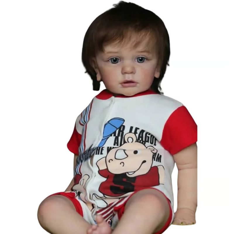 GENERICO - muñeca reborn de vinilo de silicona - 60 cm