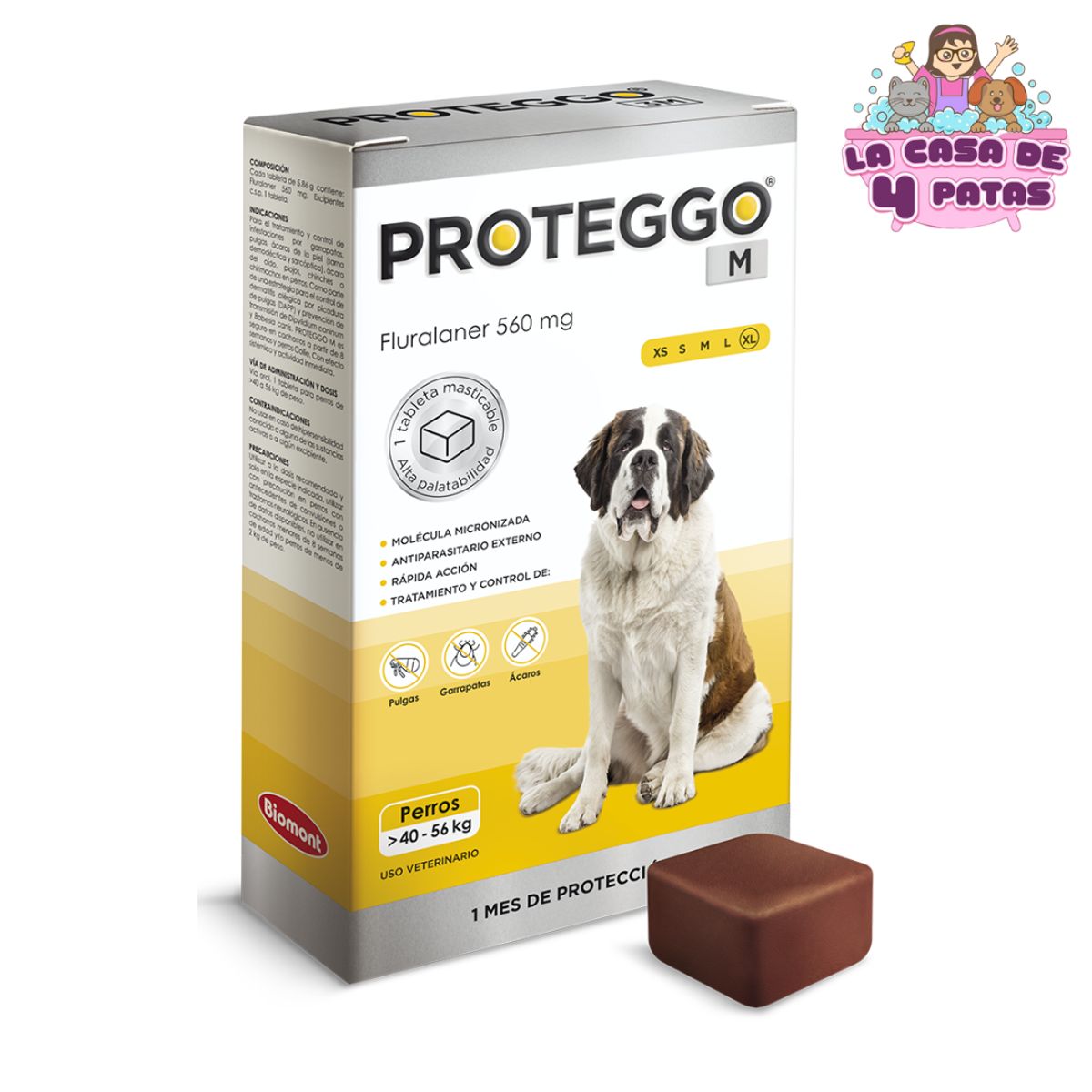 PROTEGGO - PROTEGGO M 40-56 560 MG ANTIPULGAS
