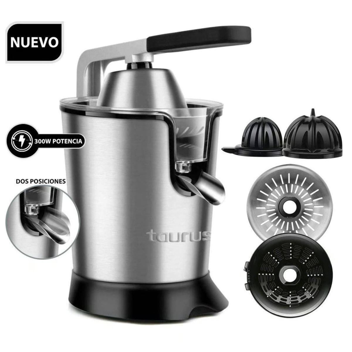 TAURUS - Exprimidor de Cítricos TAURUS Citrus 600 Legend 10