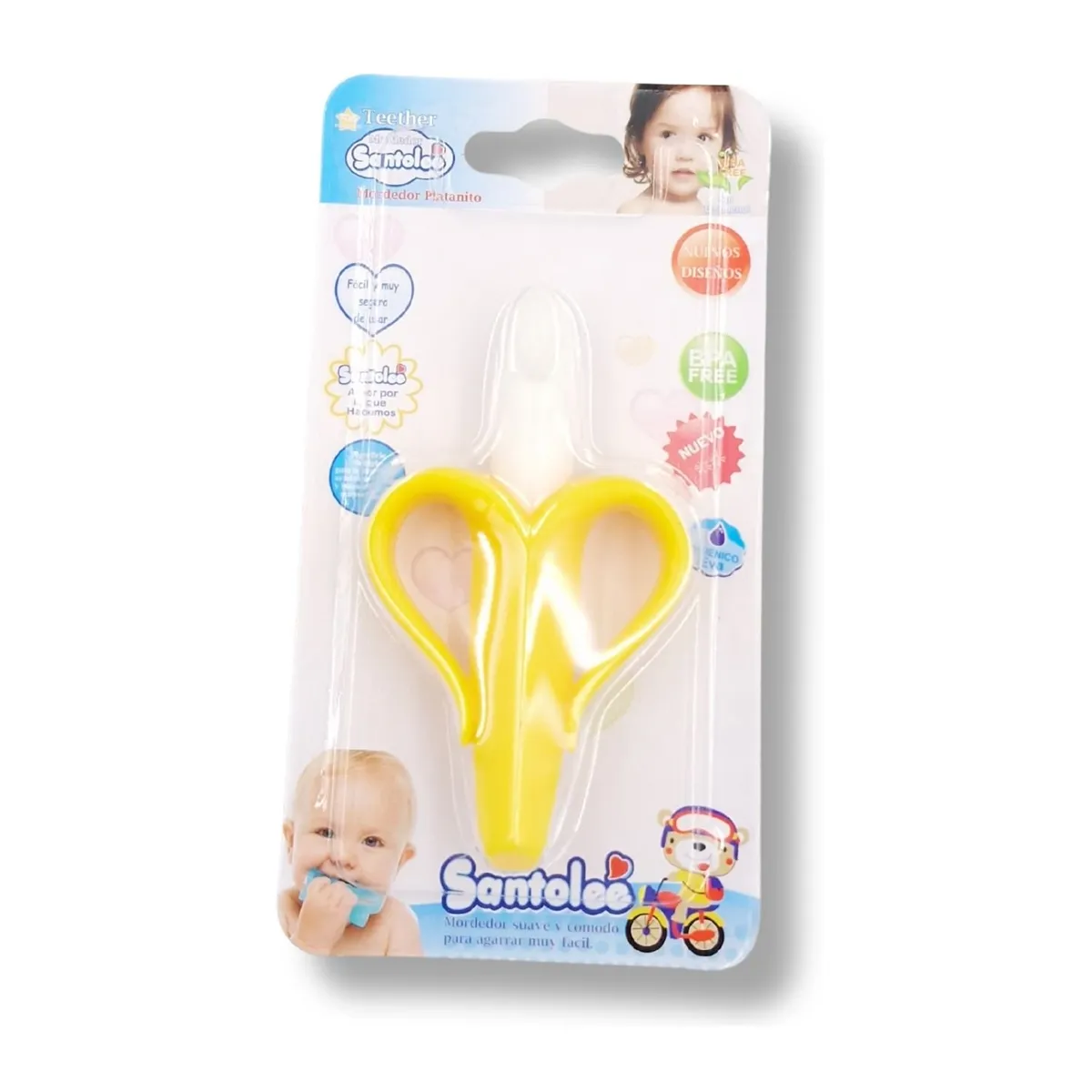 GENERICO - Mordedor Silicona Banana