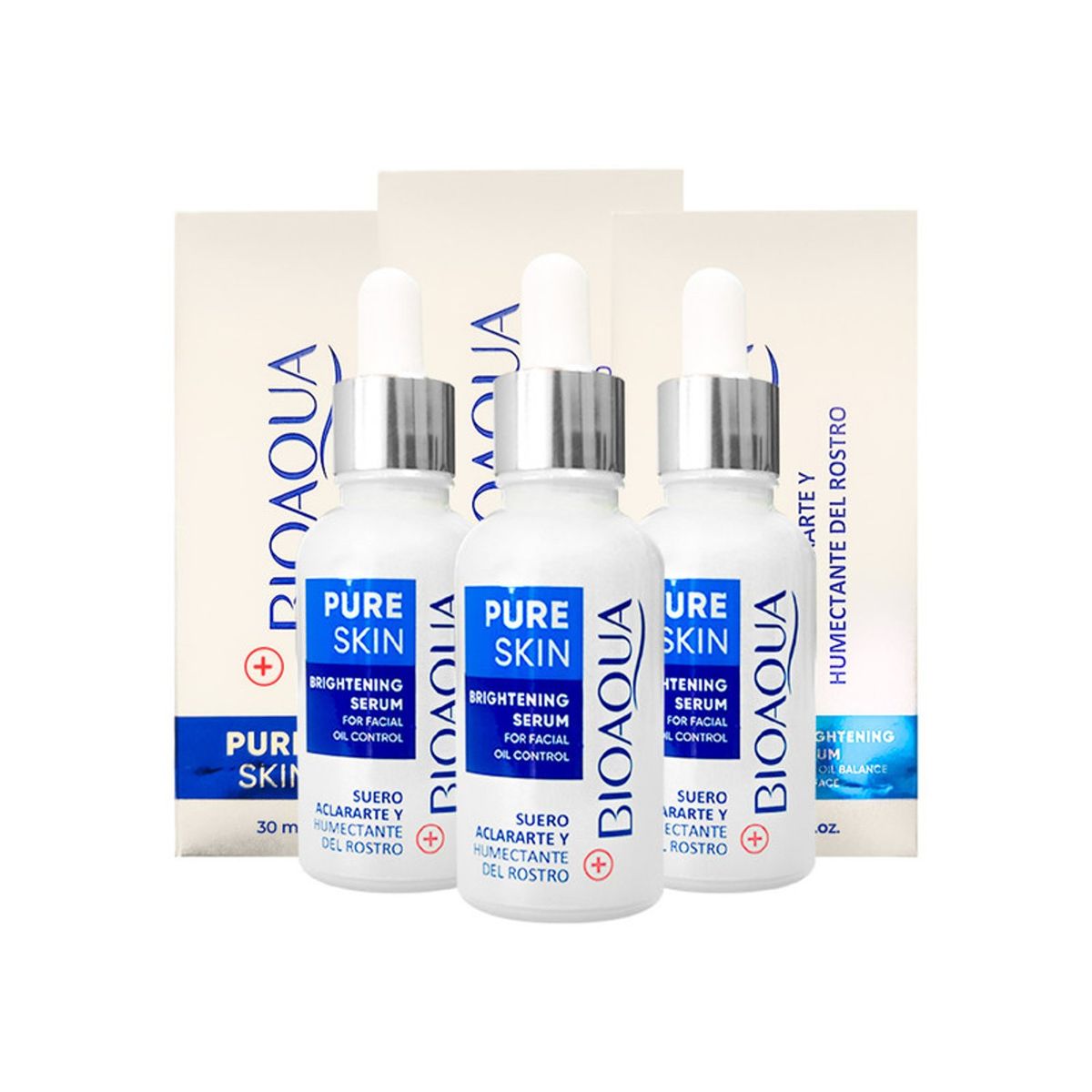 BIOAQUA - PACK 3 SERUM ANTI ACNÉ PURE SKIN BIOAQUA