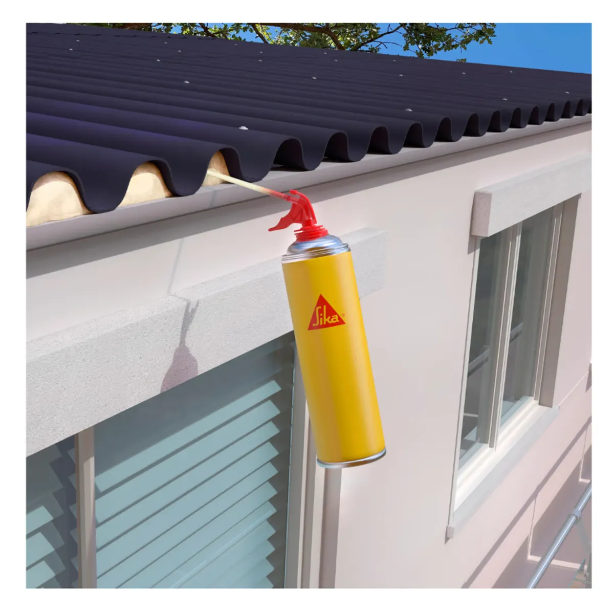 SIKA - 2 Espuma Expansiva de Poliuretano Sika Boom M x500ml Gratis Sika Boom M x300ml