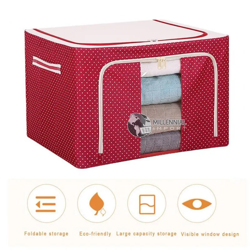 GENERICO - Caja de Almacenamiento Plegable Para Sabanas - Organizador Grande