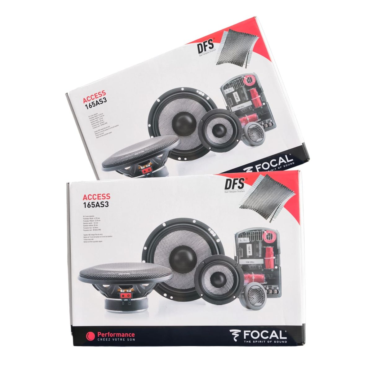 FOCAL - Focal 165AS3 Kit de componentes de 3 vías