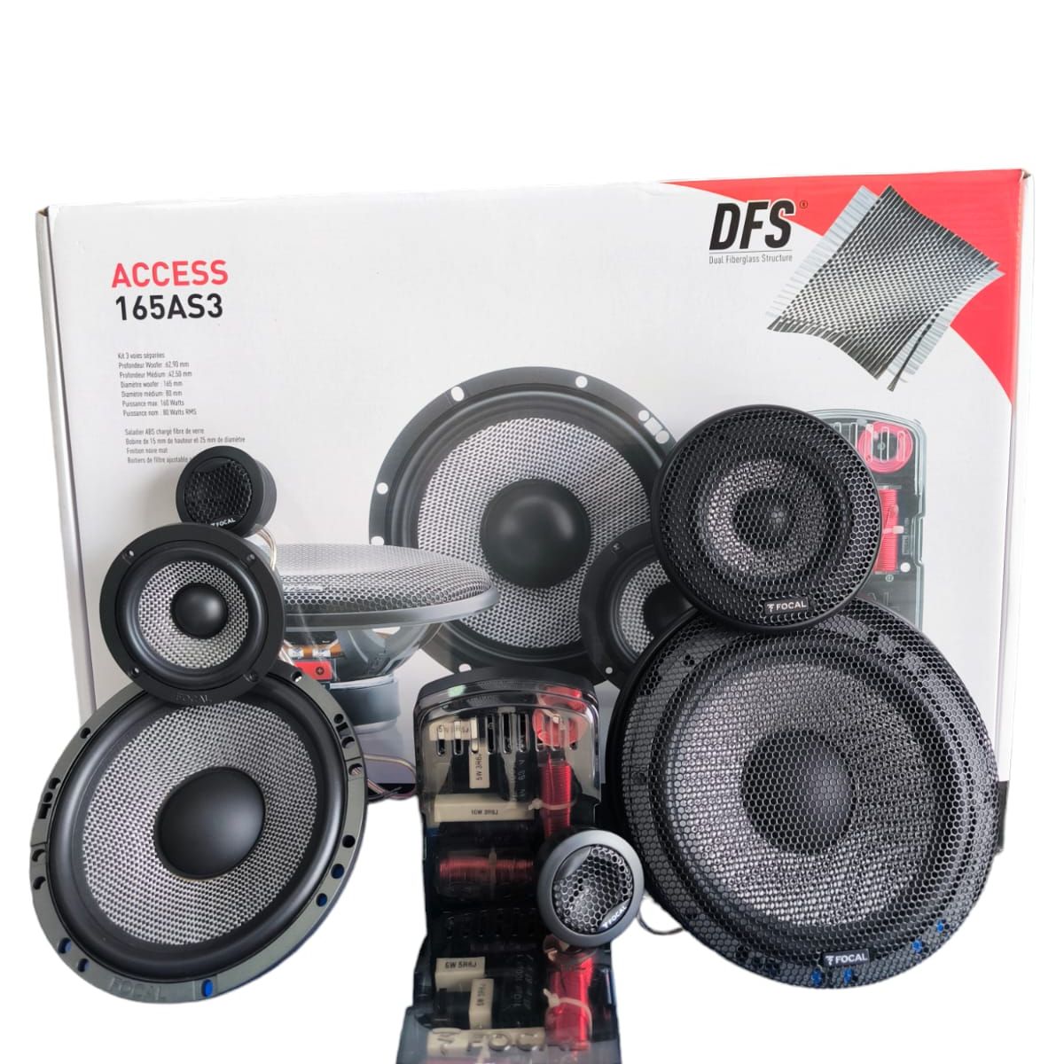 FOCAL - Focal 165AS3 Kit de componentes de 3 vías