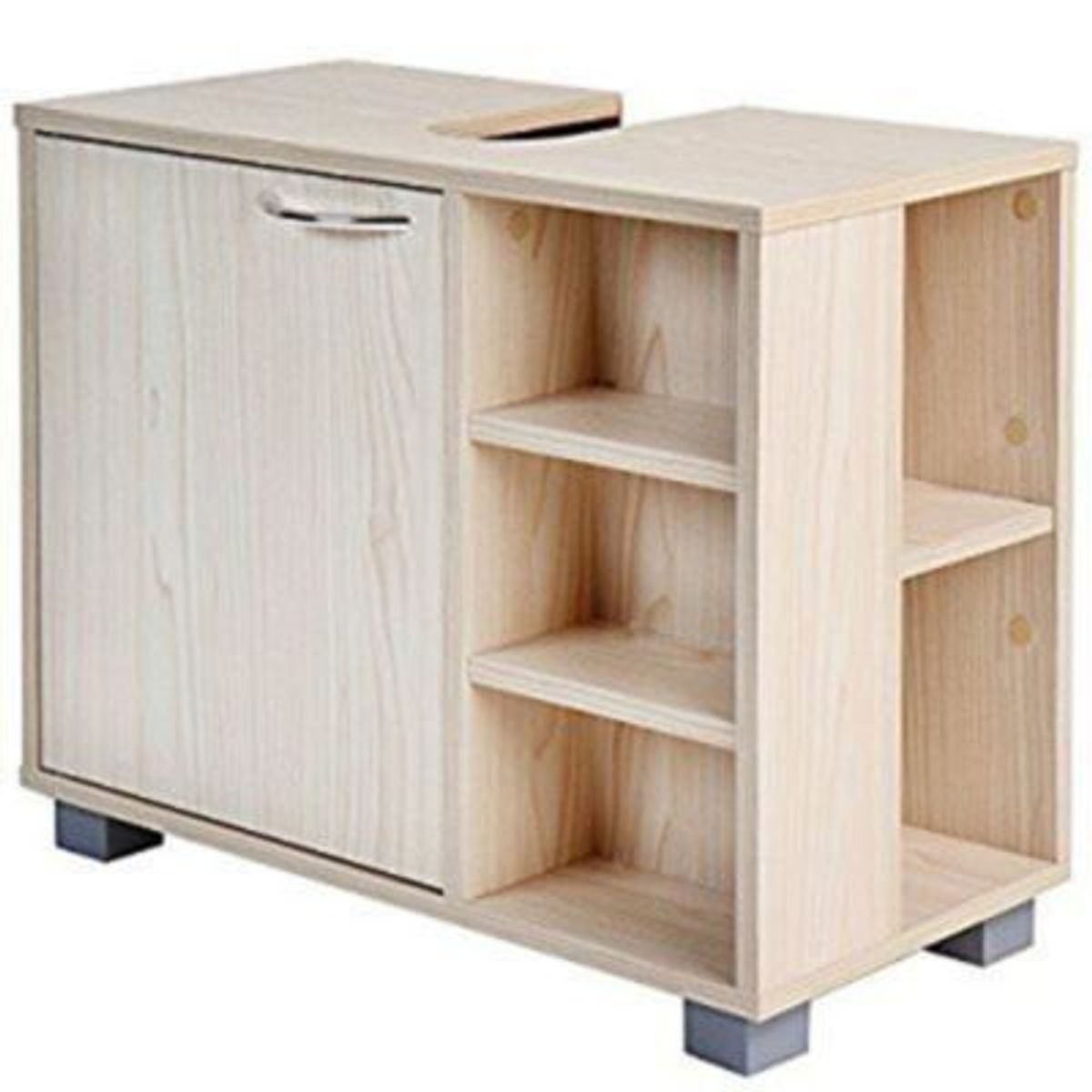 R&R MUEBLES - Mueble de Baño Moderno Kina con 1 Puerta R&R MUEBLES