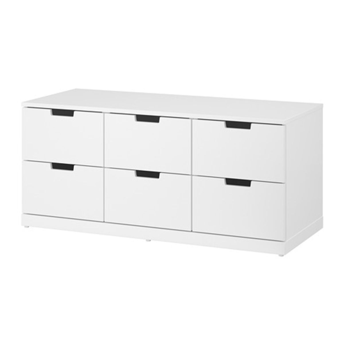 GENERICO - Comoda Moderna Ignacio 6 Cajones Blanco R&R MUEBLES