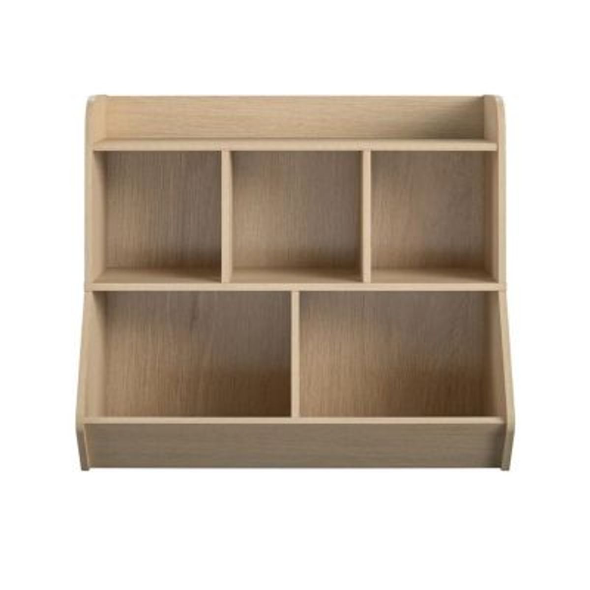 GENERICO - Mueble Organizador Infantil Montessori Marrón Claro R&R Muebles
