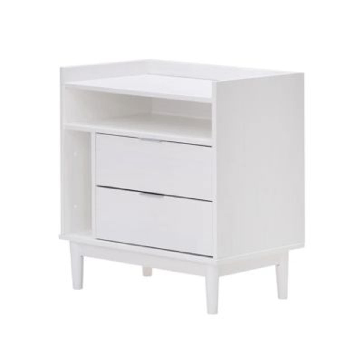 GENERICO - Velador Moderno Zamora Blanco R&R MUEBLES