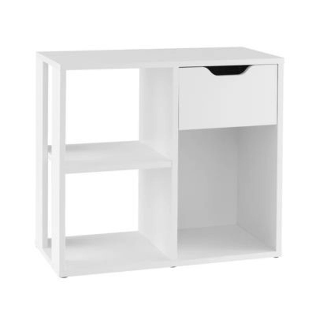 GENERICO - Estante Librero Organizador Nicola 1 Cajón R&R MUEBLES