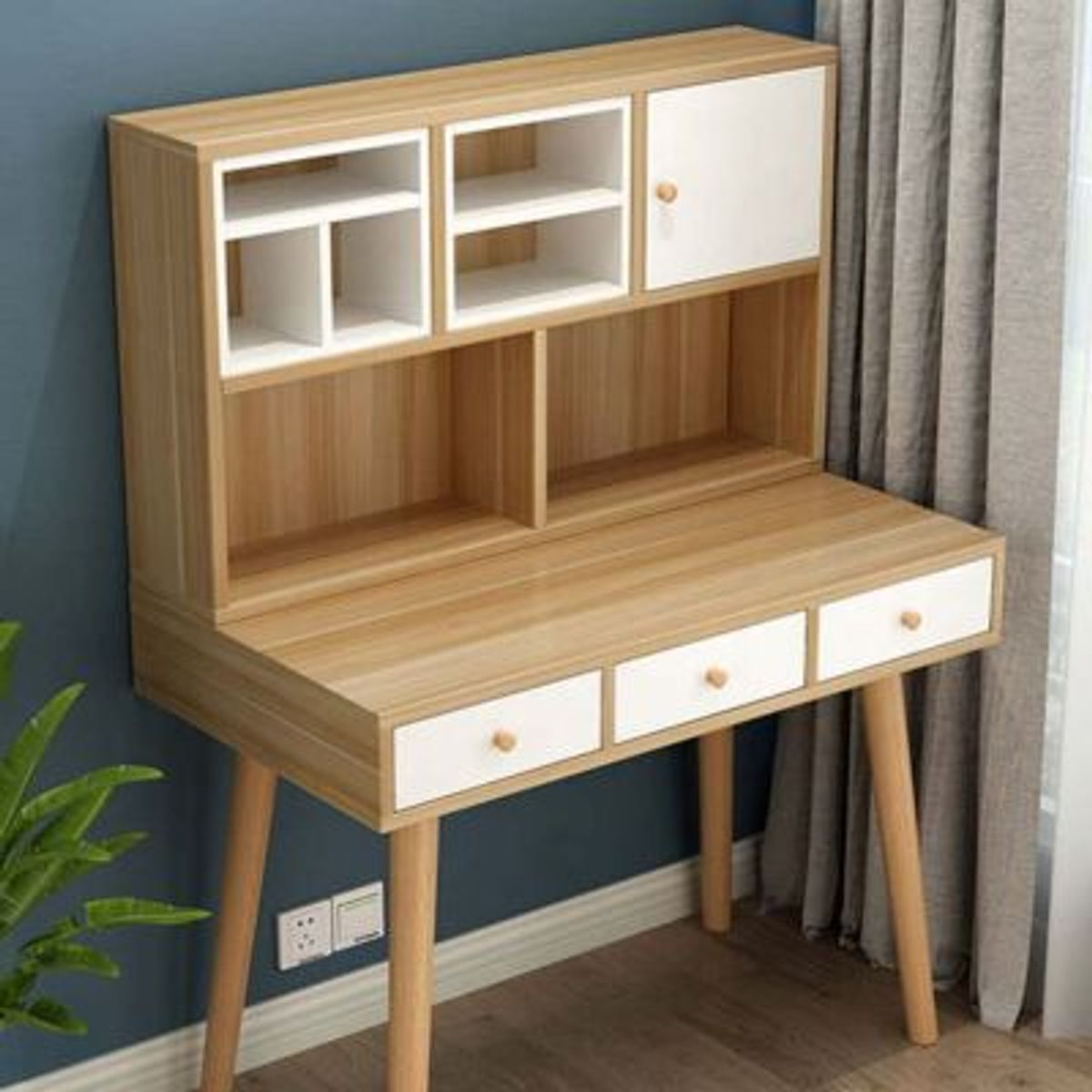 GENERICO - Escritorio Vintage Juanji Marrón Claro R&R MUEBLES