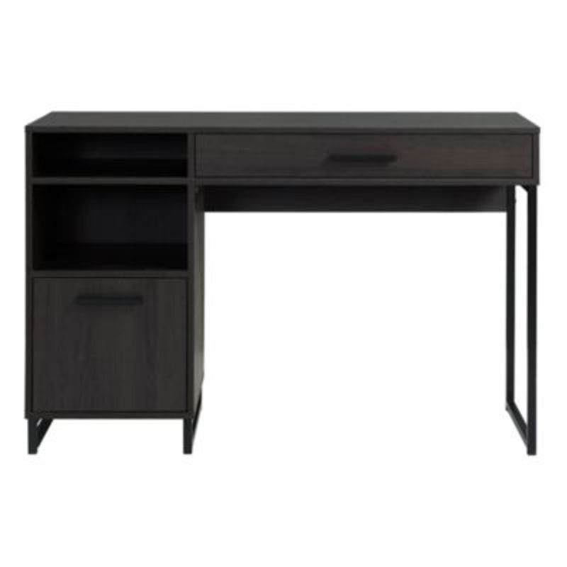 GENERICO - Escritorio Moderno Prado 1 Puerta 1 Cajón Negro R&R MUEBLES