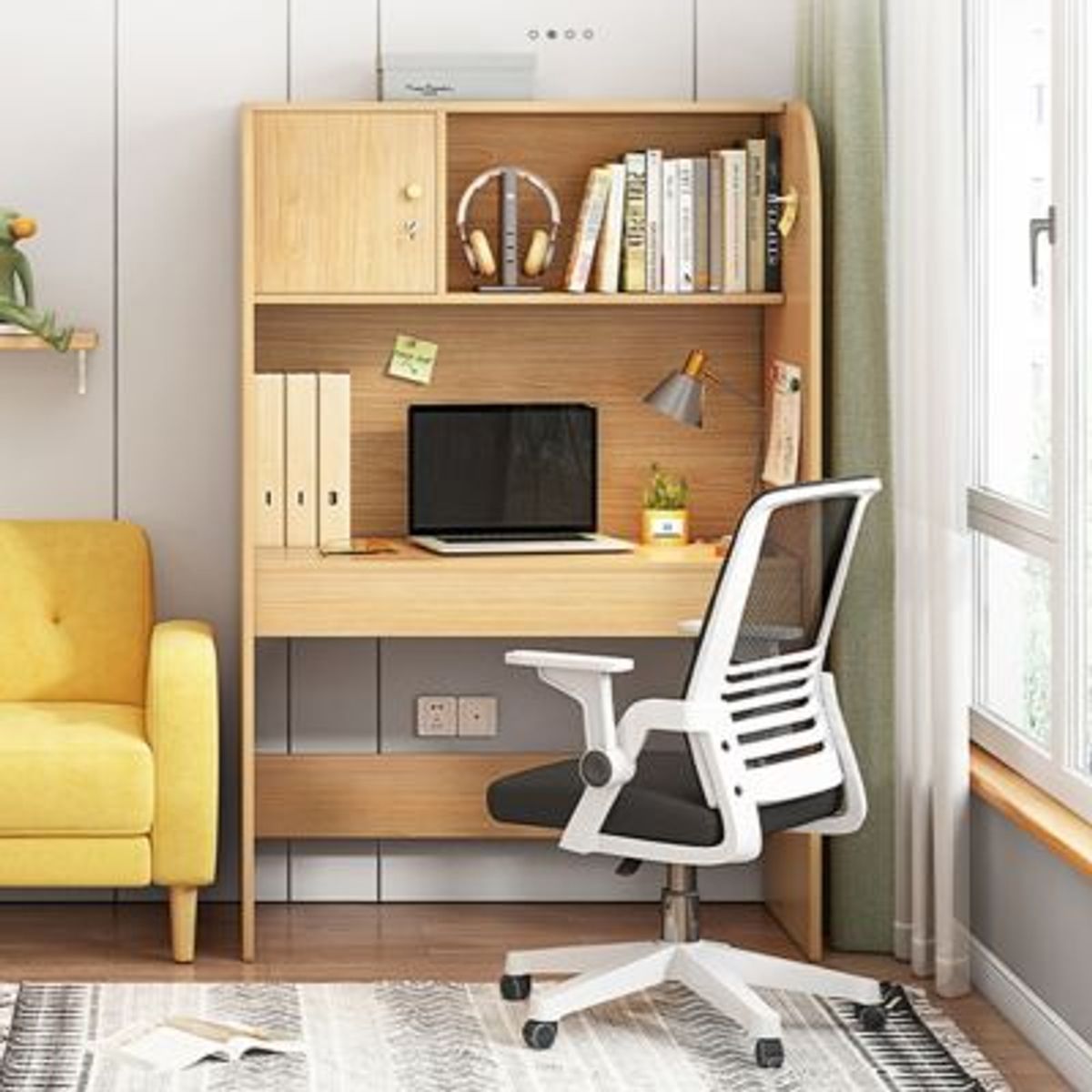 GENERICO - Escritorio Moderno Gracia Marrón Claro R&R MUEBLES