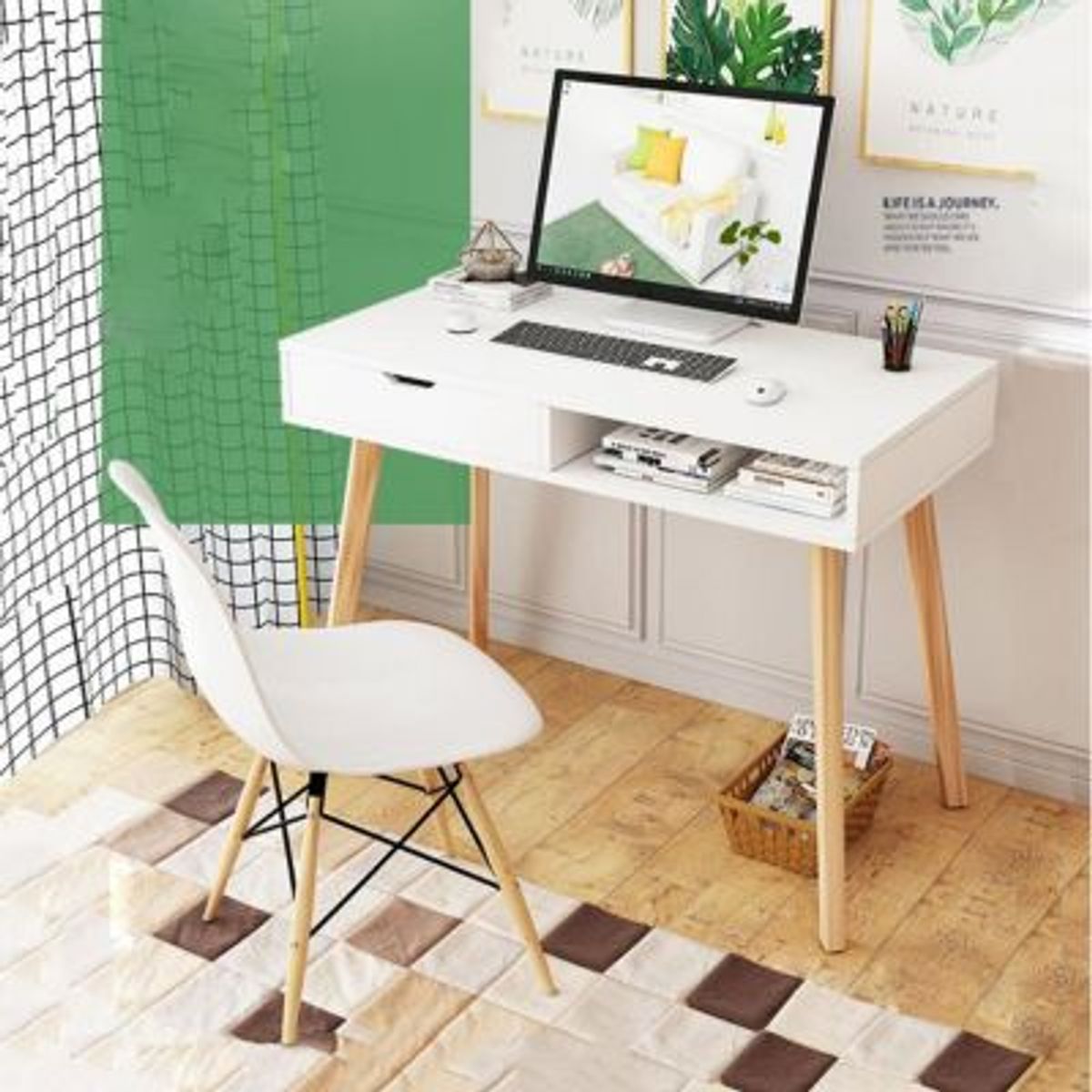 GENERICO - Escritorio Vintage Mateo Blanco R&R MUEBLES