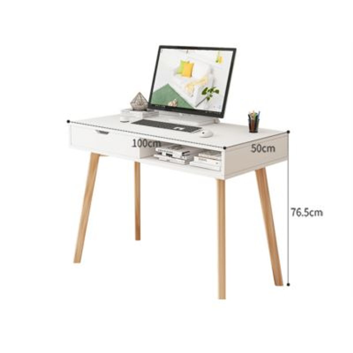 GENERICO - Escritorio Vintage Mateo Blanco R&R MUEBLES