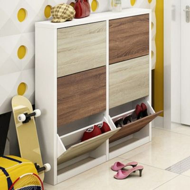 GENERICO - Zapatera Moderna Renzo Multicolor R&R MUEBLES