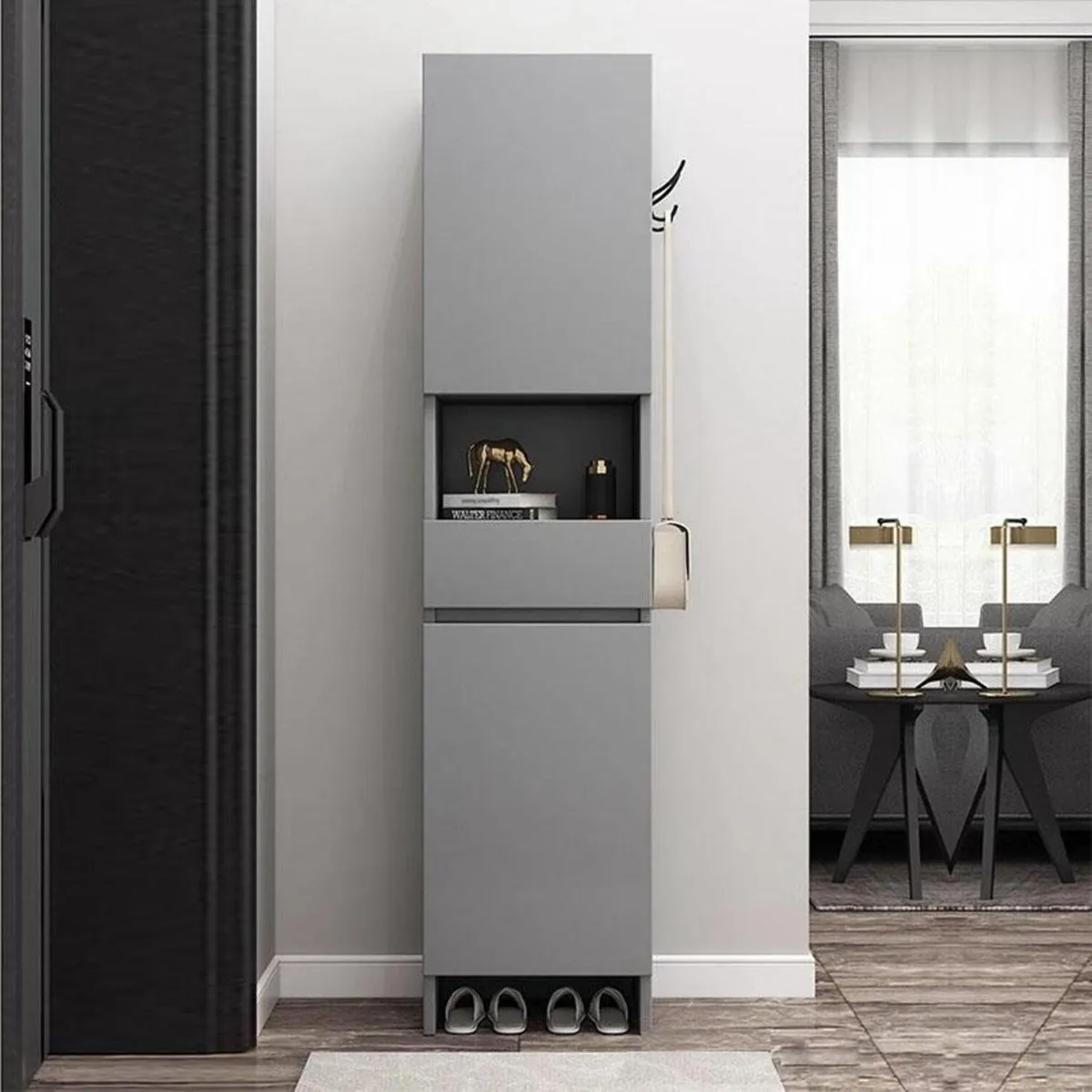 GENERICO - Zapatera Moderna Zenda Alto 180cm R&R MUEBLES