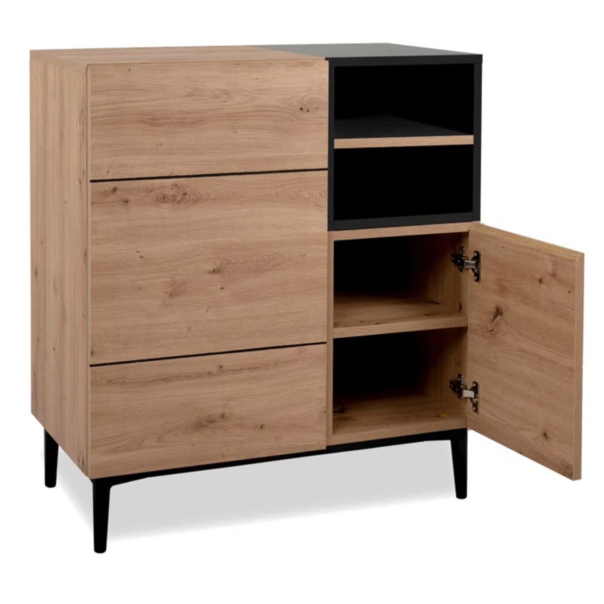 GENERICO - Comoda Moderna Linie Marron R&R MUEBLES