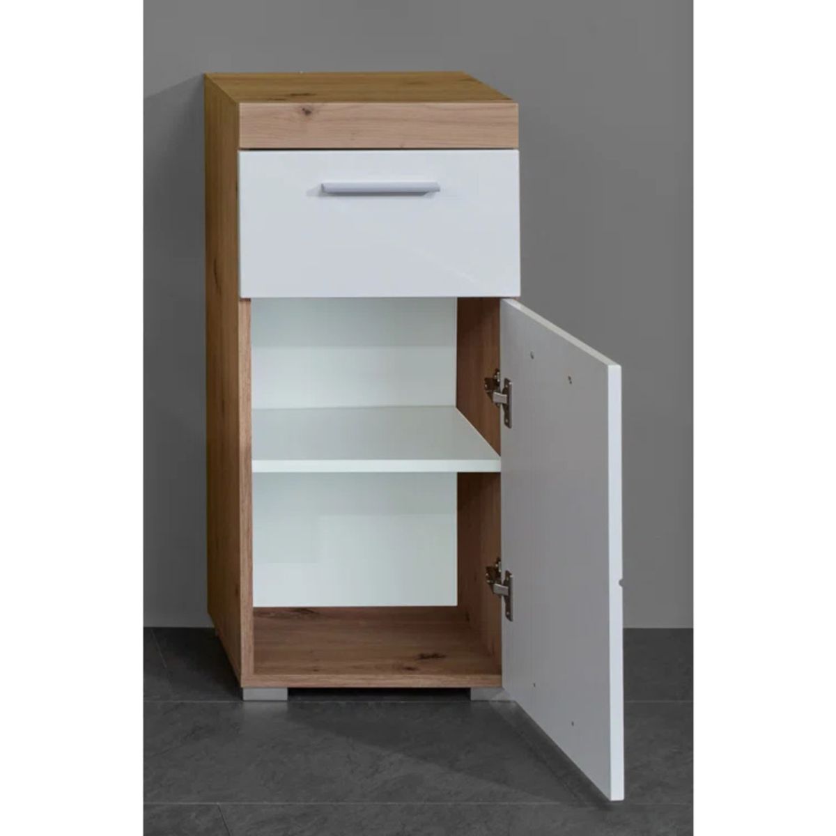 GENERICO - Mueble de Baño Shiho Coleccion Himari Blanco y Marron R&R MUEBLES