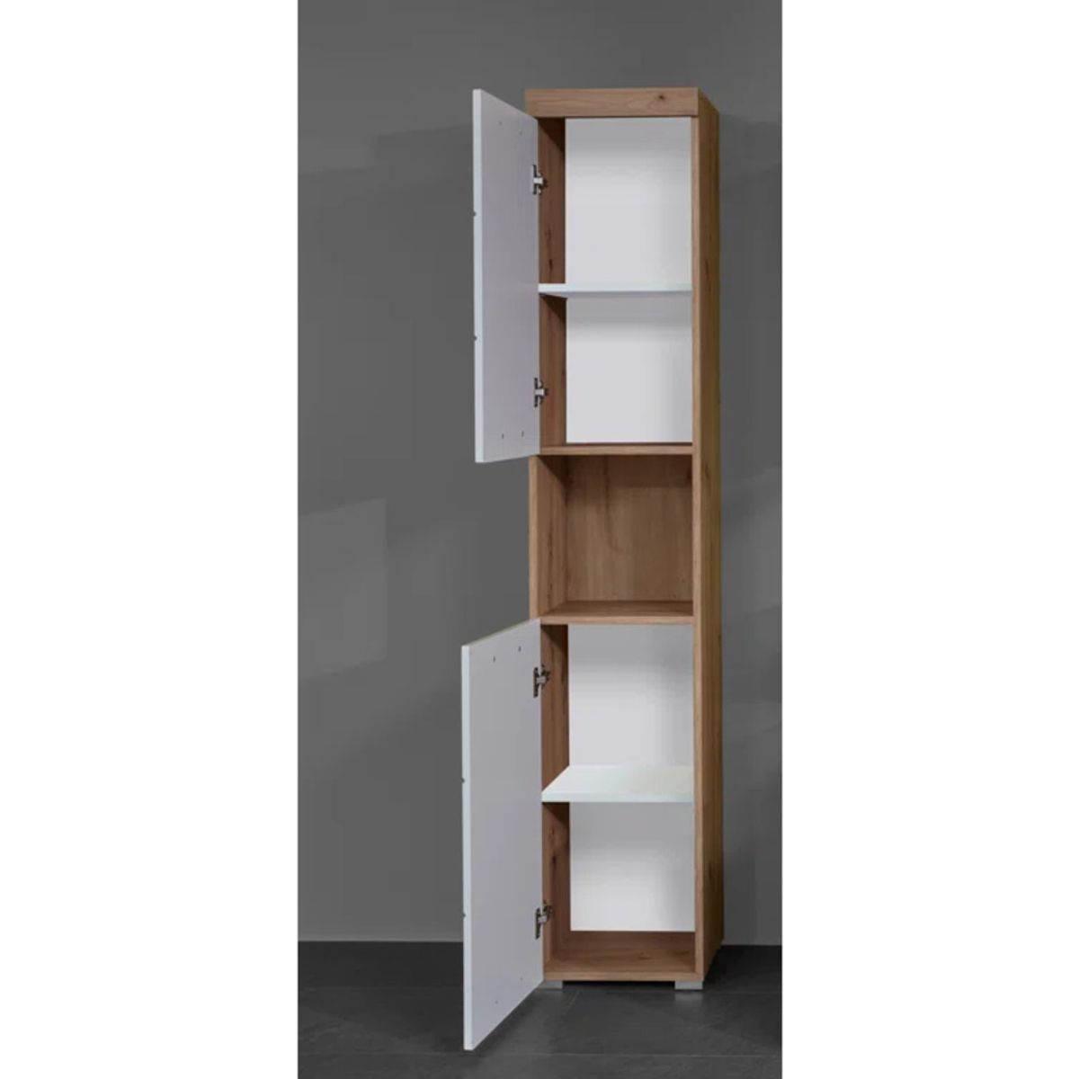 GENERICO - Mueble de Baño Momoka Coleccion Himari Blanco y Marron R&R MUEBLES