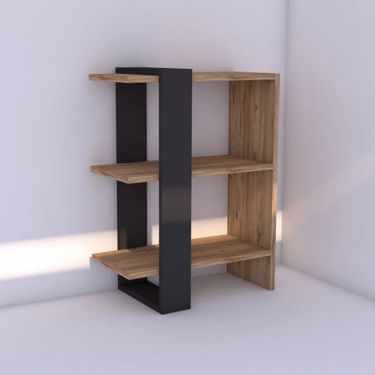 GENERICO - Estante Moderno Chastil Marro y Negro R&R MUEBLES