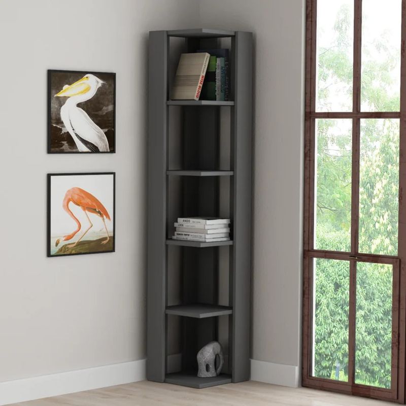 GENERICO - Estante Moderno Taniyama Gris R&R MUEBLES