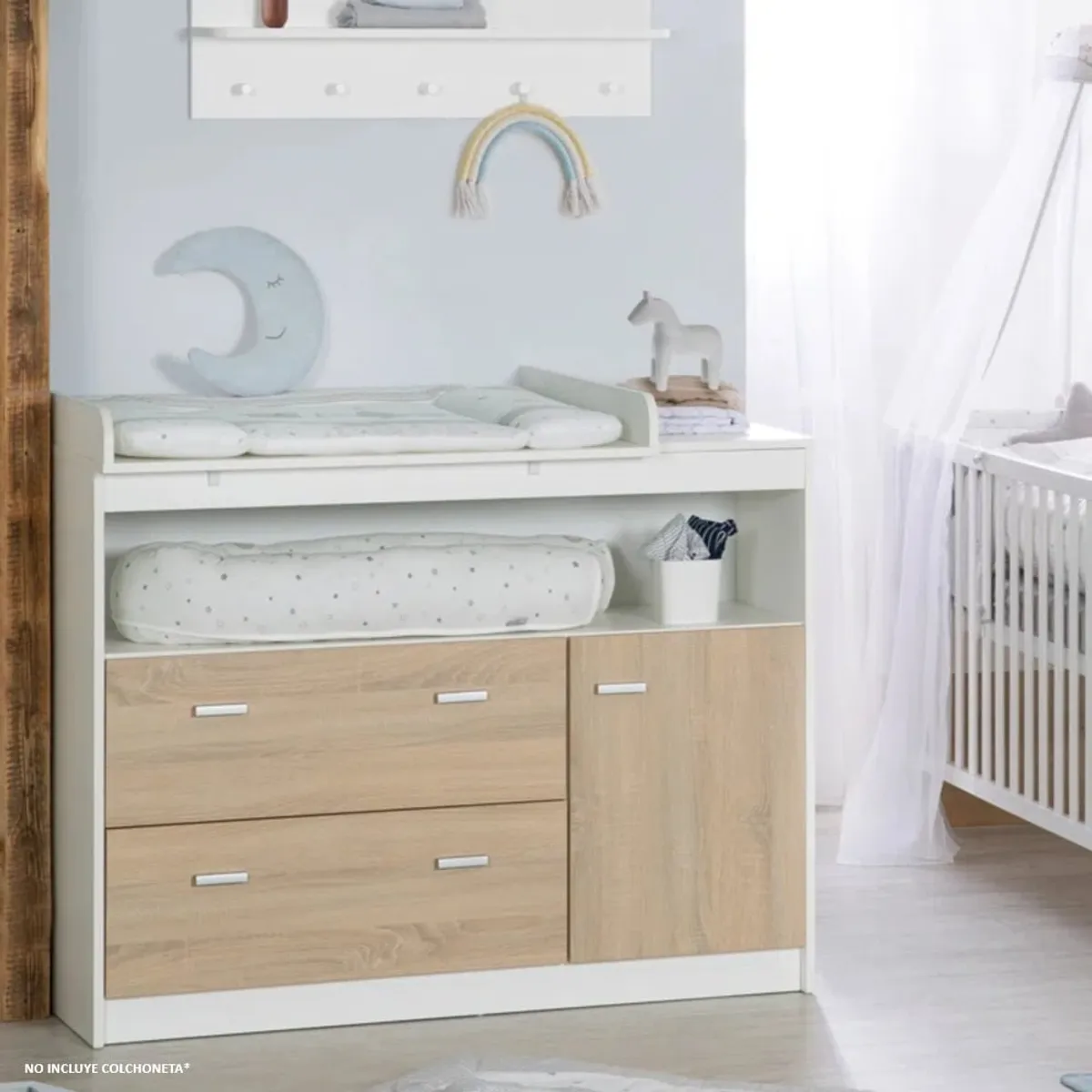 GENERICO - Comoda Infantil Vysis Blanco y Duna R&R MUEBLES