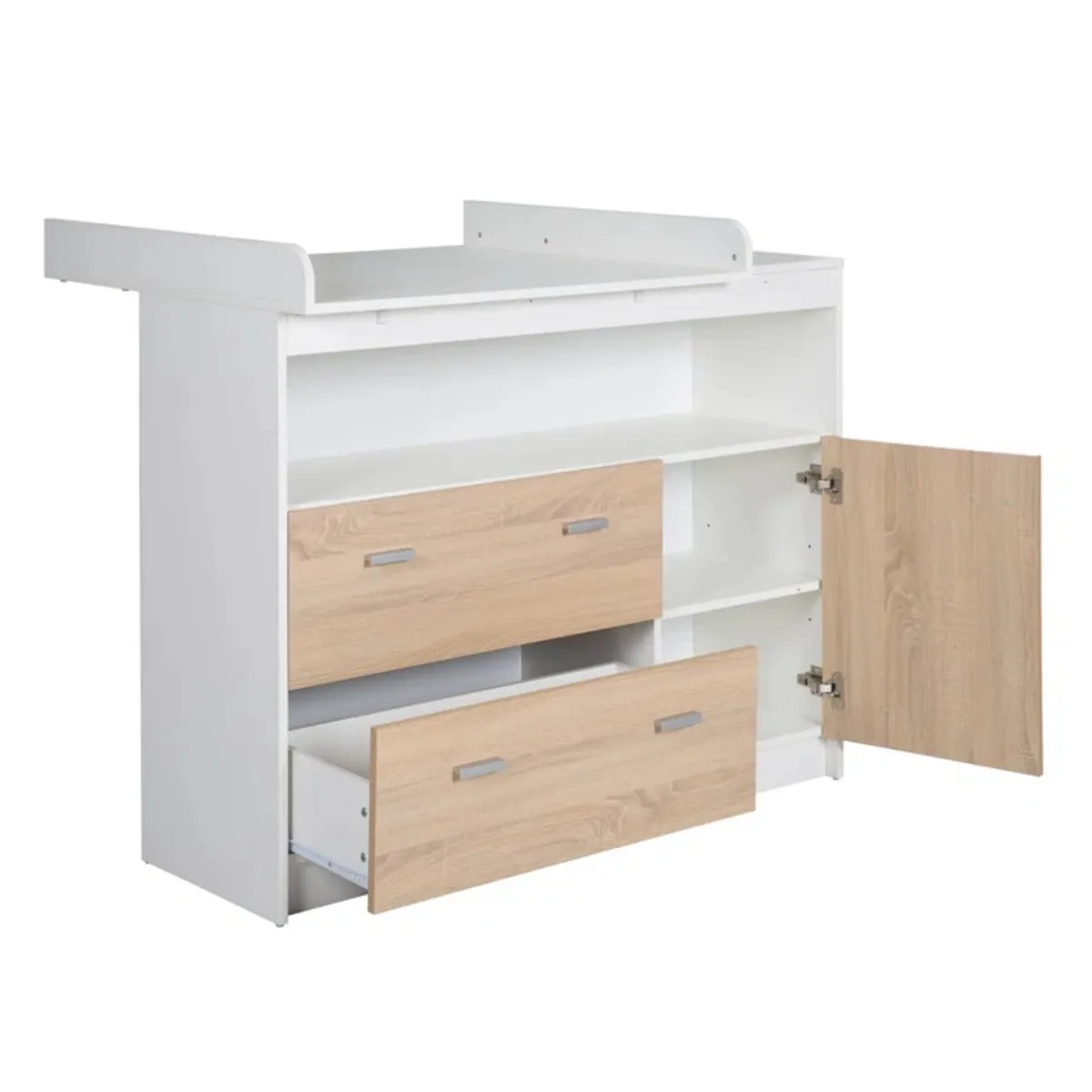 GENERICO - Comoda Infantil Vysis Blanco y Duna R&R MUEBLES