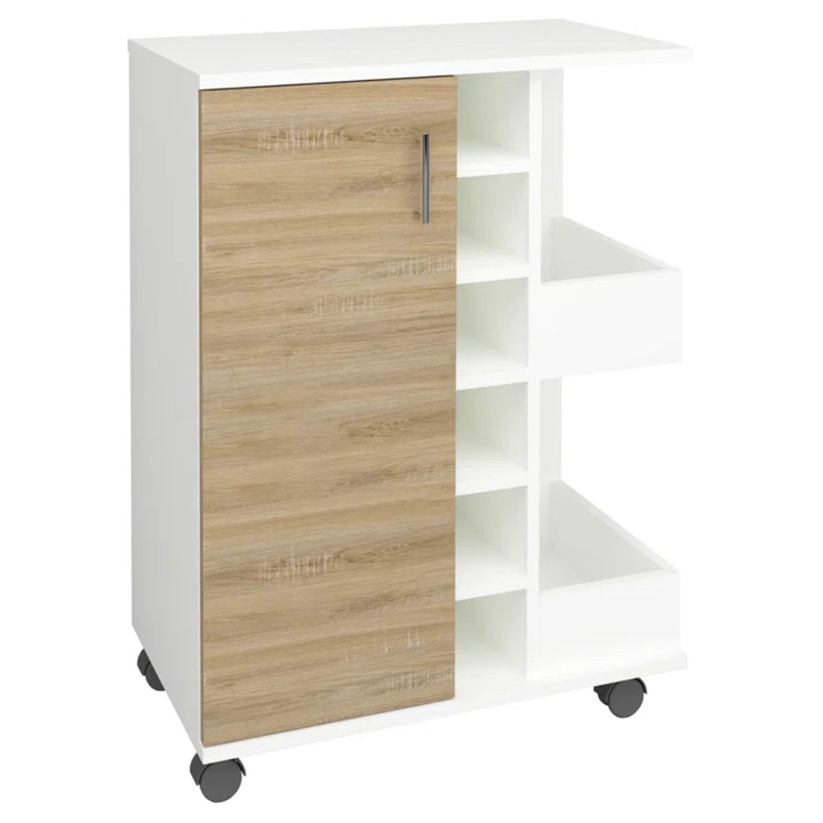 R&R MUEBLES - Mueble de Cocina Moderno Kuse Blanco y Duna R&R MUEBLES