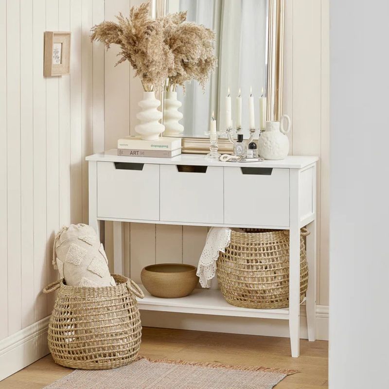 R&R MUEBLES - Recibidor Moderno Sacchan Blanco R&R MUEBLES