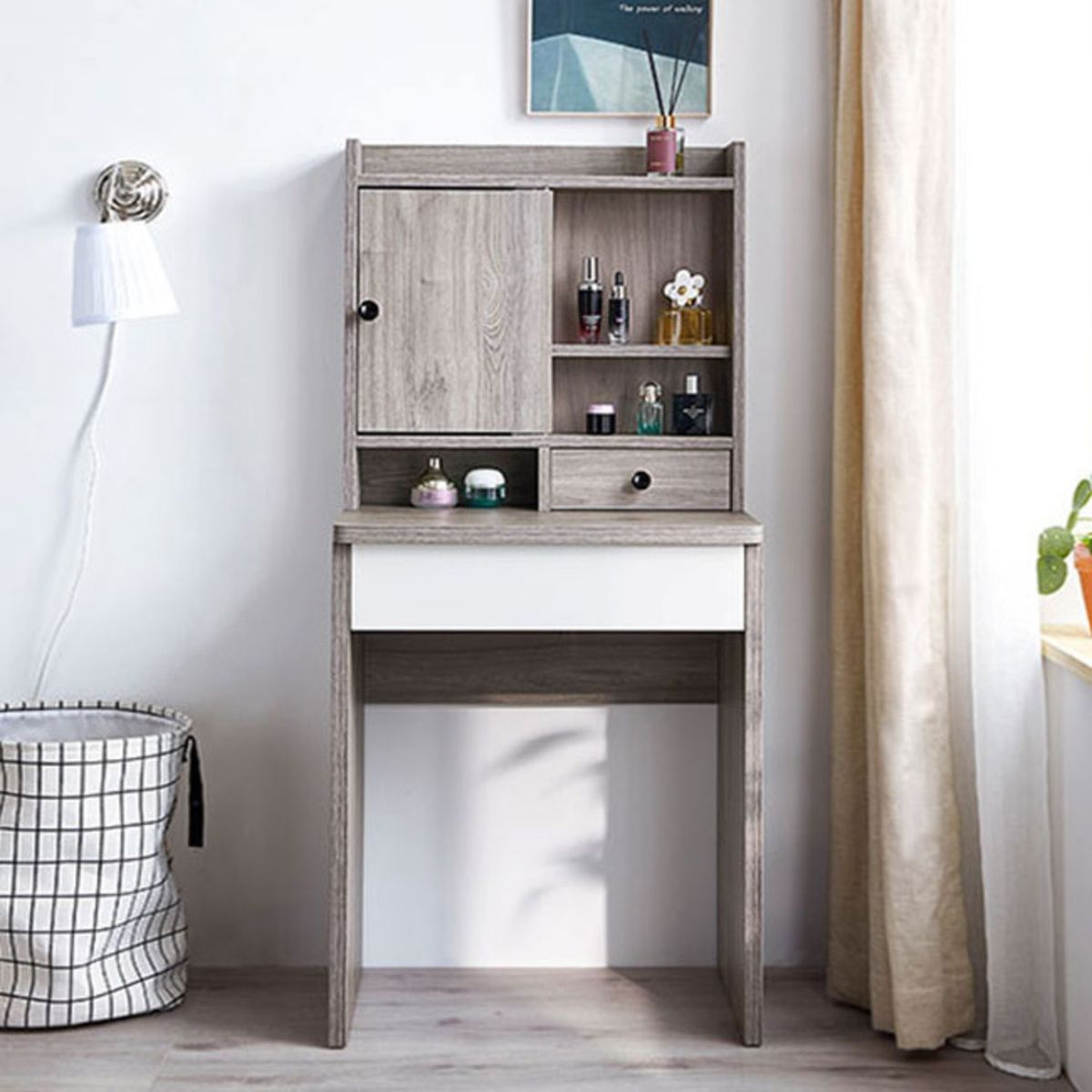 GENERICO - Tocador Compacto Moderno Averill Marrón R&R MUEBLES