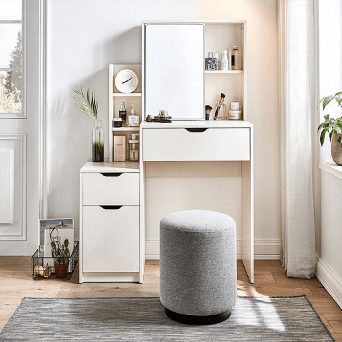 GENERICO - Tocador Moderno Murguía Blanco R&R MUEBLES