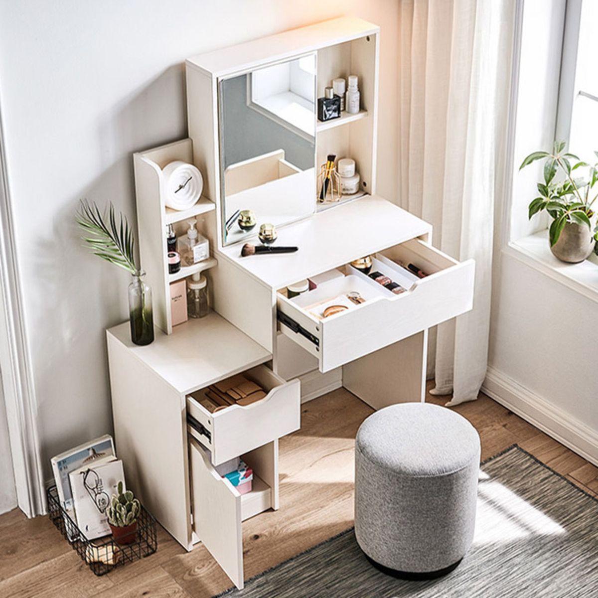 GENERICO - Tocador Moderno Murguía Blanco R&R MUEBLES