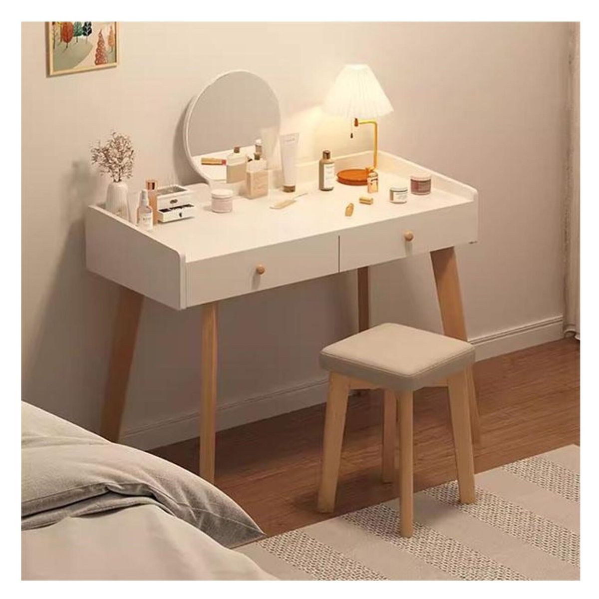 GENERICO - Tocador Vintage Lima Blanco R&R MUEBLES