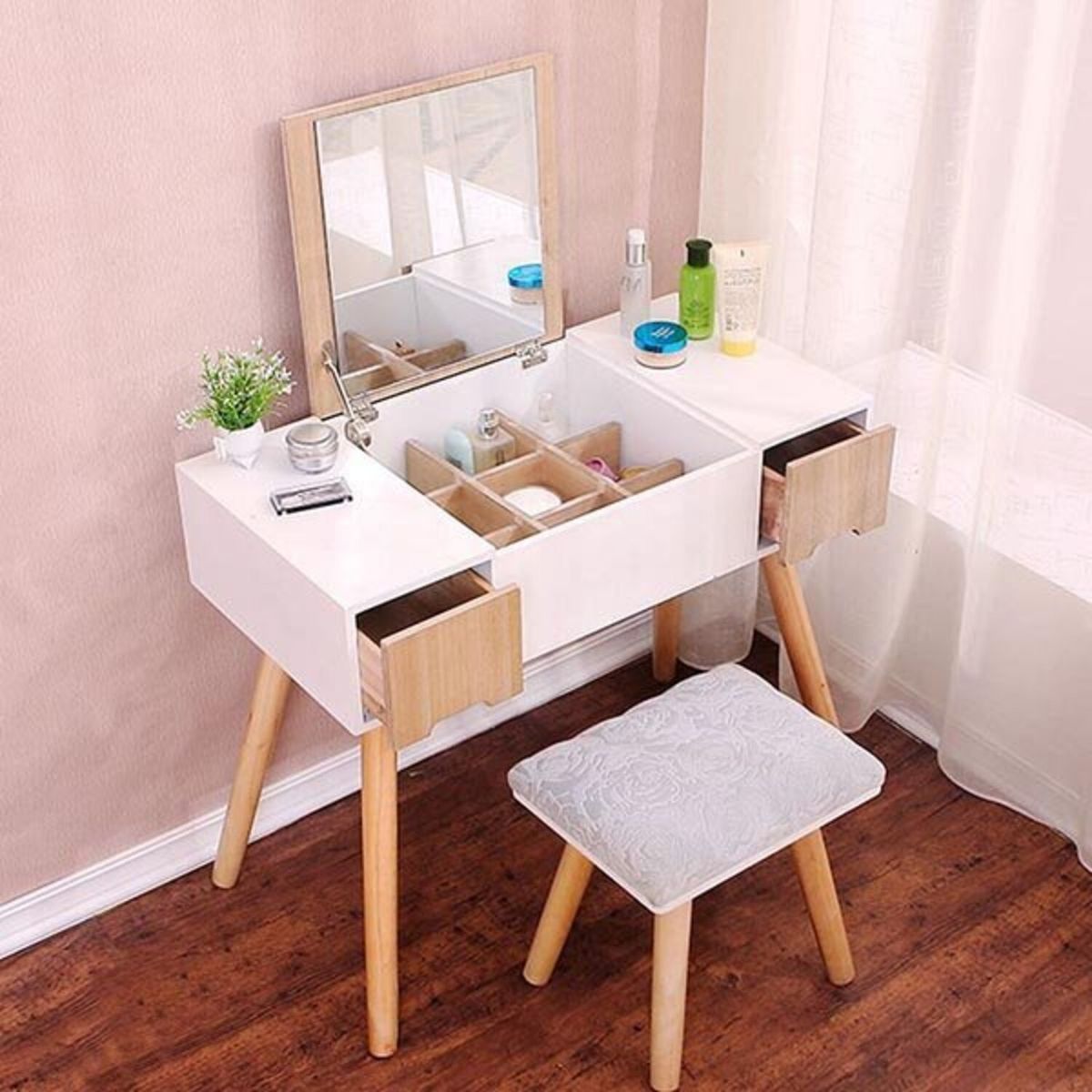 GENERICO - Tocador Vintage Ica BlancoDuna R&R MUEBLES