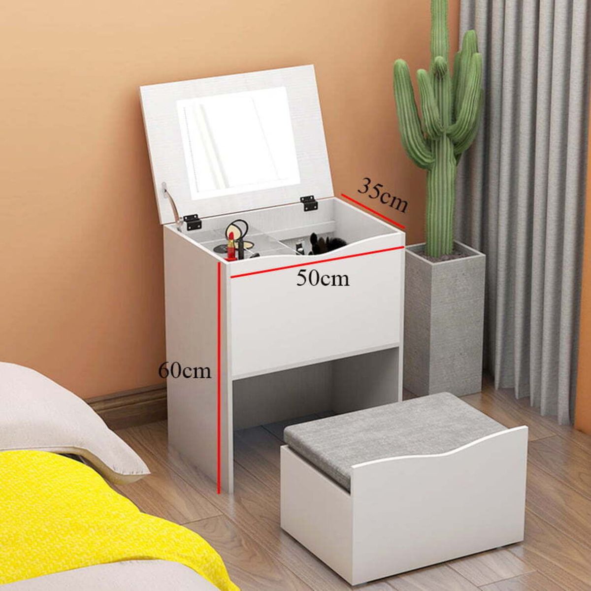 GENERICO - Tocador Pequeño Tacna Blanco R&R MUEBLES