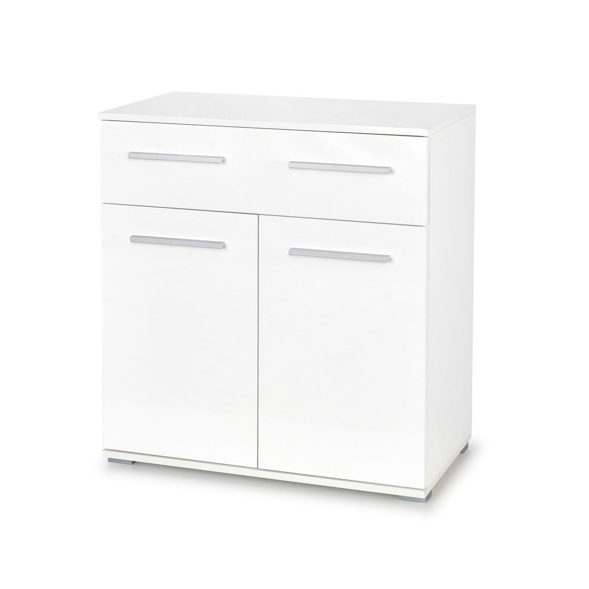GENERICO - Cómoda Moderna 1 Cajón 2 Puertas Ana Blanco R&R MUEBLES