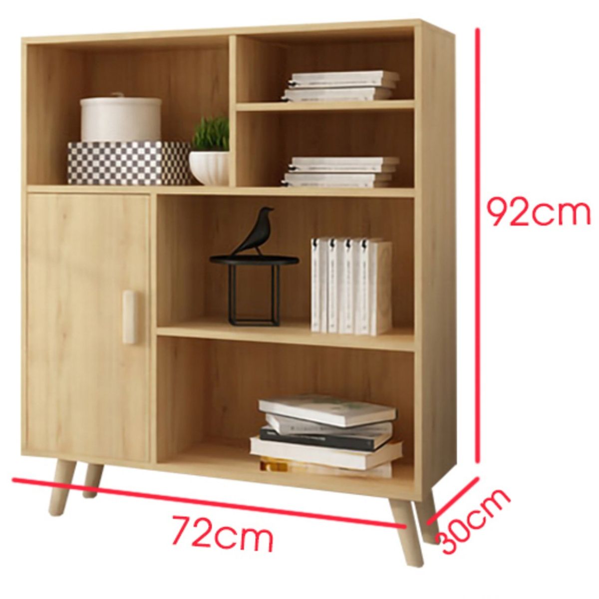 GENERICO - Aparador Moderno Garak 1 Puerta R&R MUEBLES