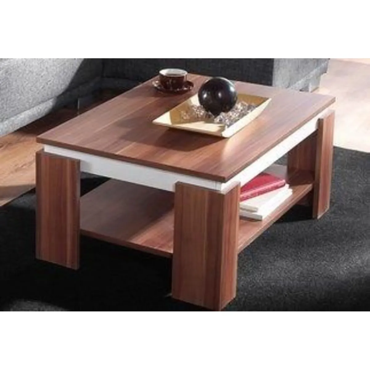 GENERICO - Mesa De Centro Moderna Luciana Rectangular R&R Muebles