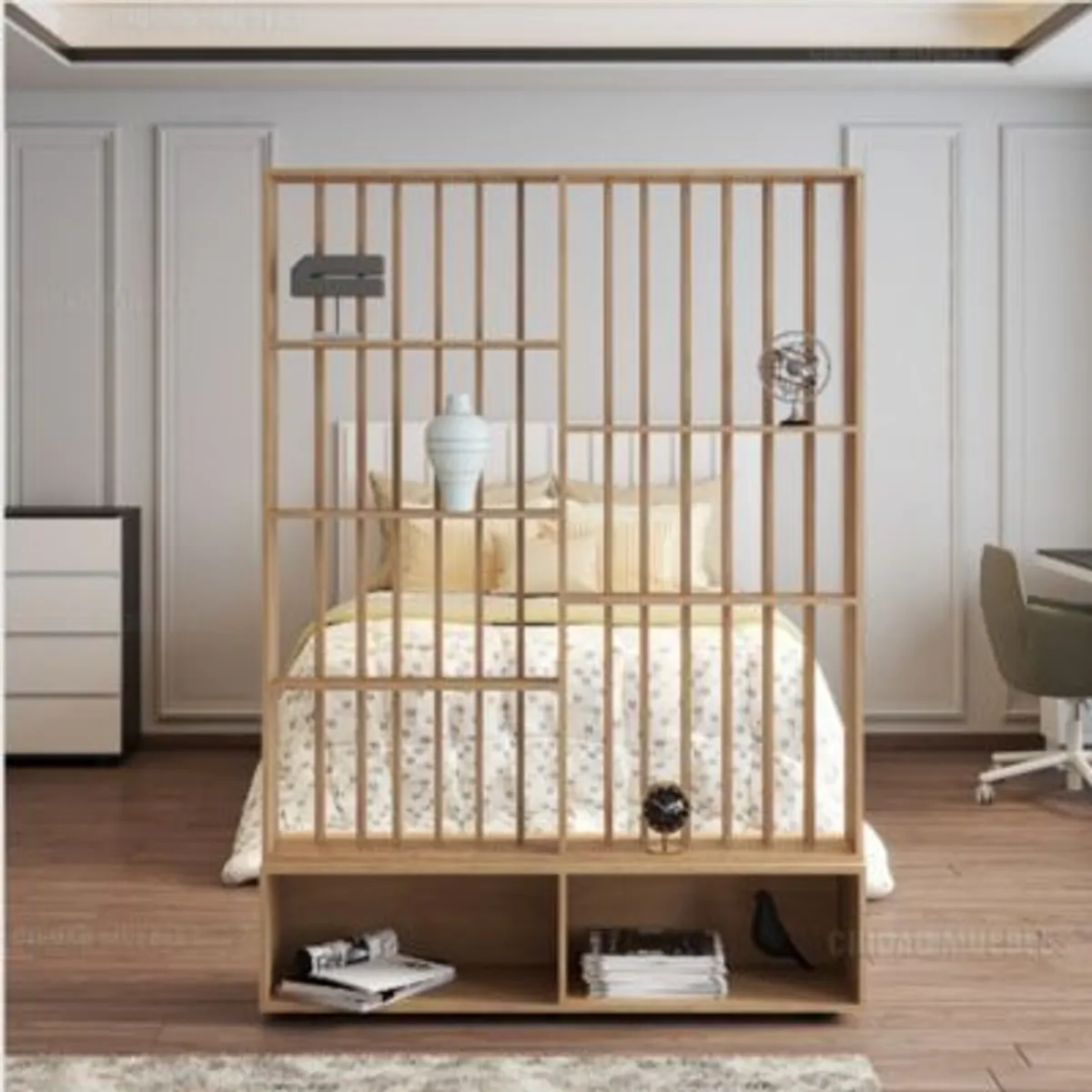 GENERICO - Estante Separador de Ambiente Trizz 130cm Duna R&R Muebles