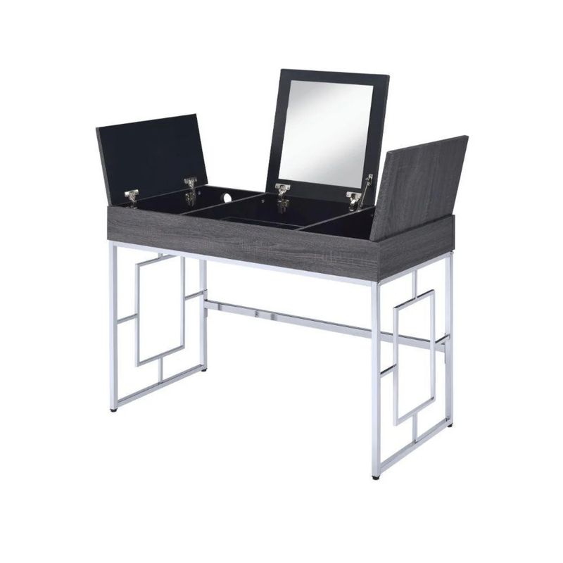GENERICO - Escritorio Tocador Moderno Kulmy Carbón R&R MUEBLES