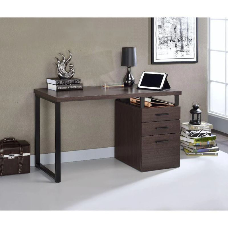 GENERICO - Escritorio Moderno Billie Marrón R&R MUEBLES