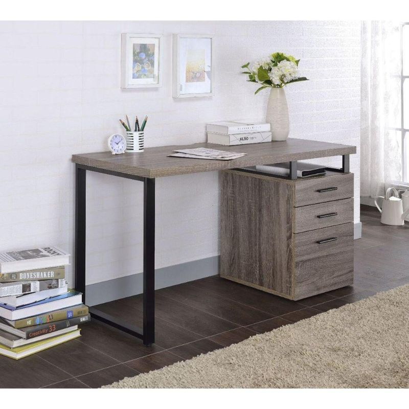 GENERICO - Escritorio Moderno Billie Marrón Claro R&R MUEBLES
