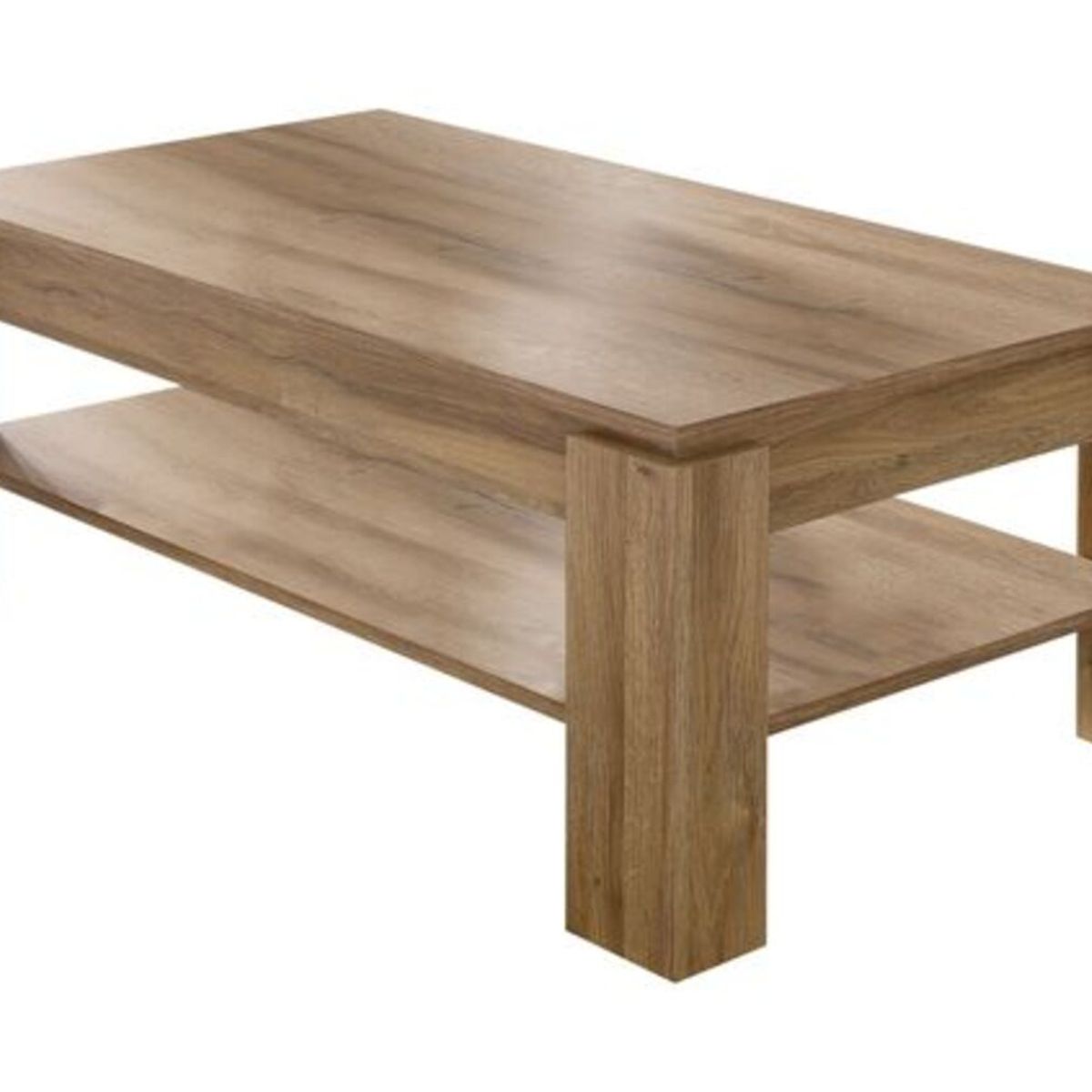 GENERICO - Mesa De Centro Moderna Ales Color Marrón Claro R&R Muebles