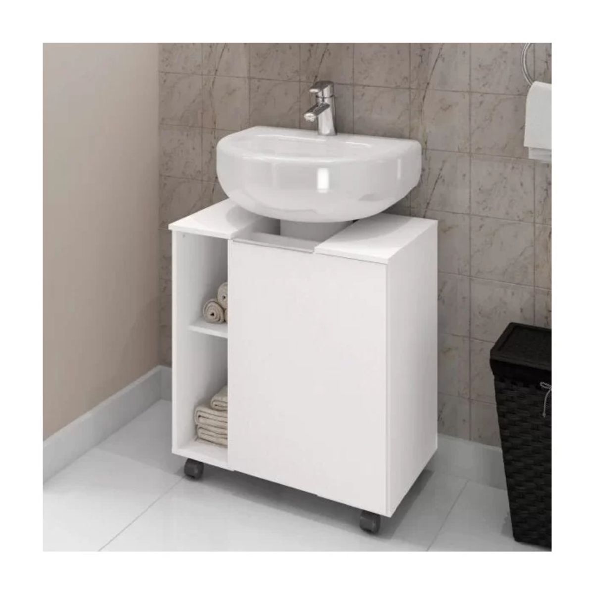 R&R MUEBLES - Mueble de Baño Obunai Blanco R&R MUEBLES