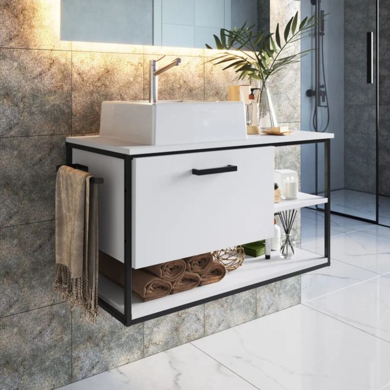 R&R MUEBLES - Mueble de Baño Nodoka Blanco R&R MUEBLES