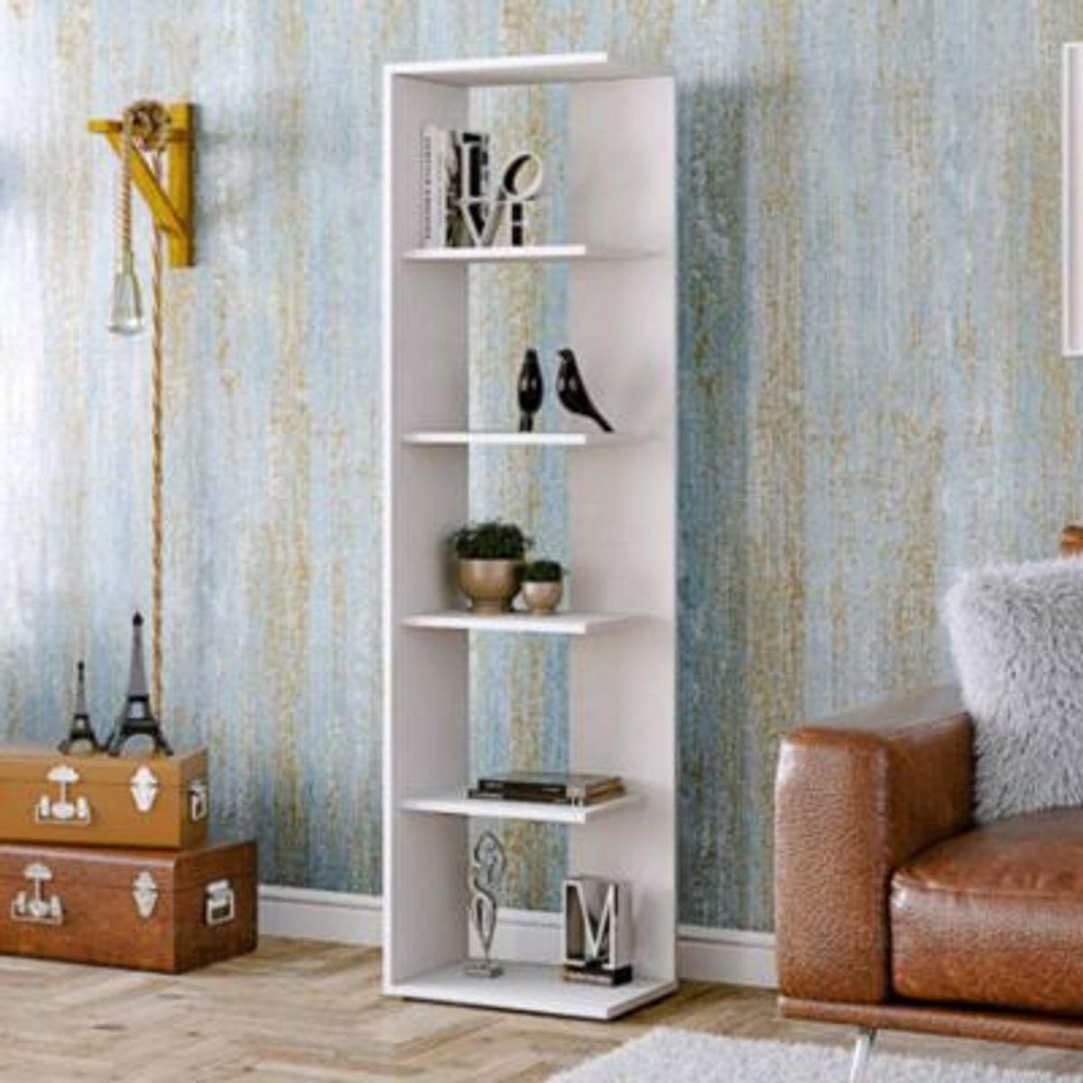 GENERICO - Estante Moderno Anita Blanco R&R MUEBLES