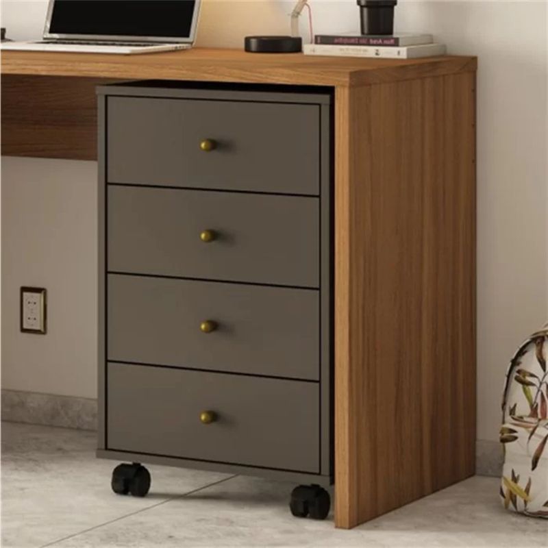 R&R MUEBLES - Cajonera Archivero Ayase Negro R&R MUEBLES